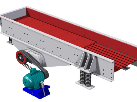 Maszyna przesiewająca Model 3D