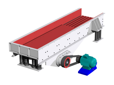 Screening machine Modelo 3D