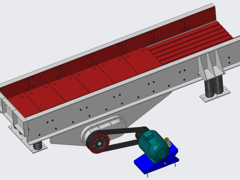 Screening machine Modelo 3D