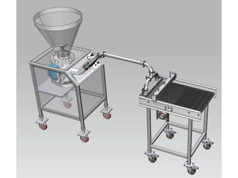 Frullatore orizzontale per la lavorazione dell'avena UG Modello 3D