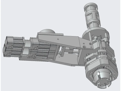 Kepala pengelompokan inti magnetik Model 3D