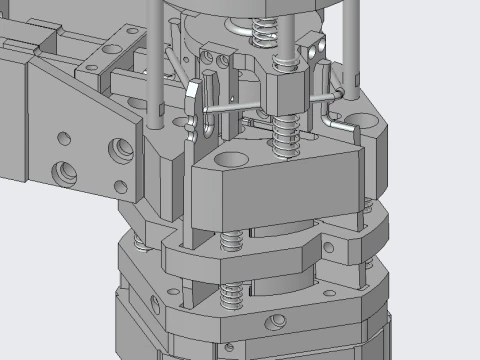 Magnetic core grouping head 3D Model