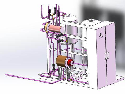 CIP cleaning tank sw20 editable 3D Модель