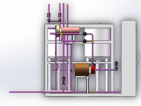 CIP cleaning tank sw20 editable 3D Model