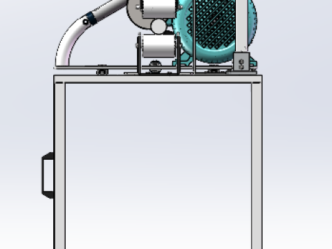 Bar cutting machine sw16 editable 3D Model