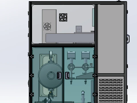 PTC heater experimental test system sw14 editable 3D Model