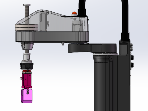 Scara gripper robot sw20 is editable Modèle 3D