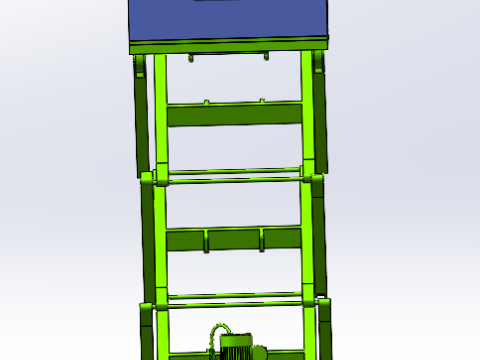 Self-propelled orchard operating platform sw23 is editable Model 3D
