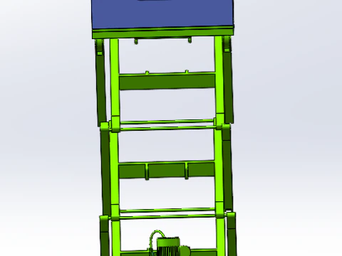 Self-propelled orchard operating platform sw23 is editable 3D Model