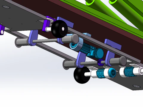 Self-propelled orchard operating platform sw23 is editable 3D Model