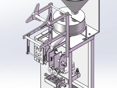 Maszyna do pakowania cukru białego sw23 Model 3D