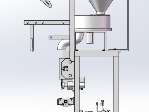 White sugar packaging machine sw23 3Dモデル