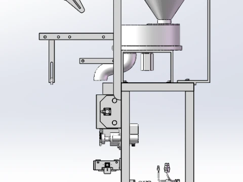 White sugar packaging machine sw23 3D Model