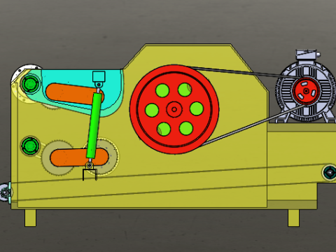 Drum chipper shredder sw20 editable 3D Модель