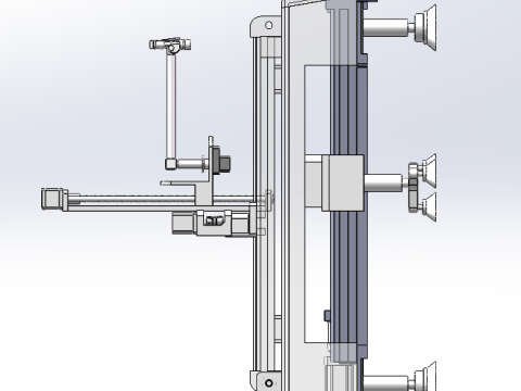 Intelligent spraying robot sw18 for high-rise building exterior wall is editable 3D Modell