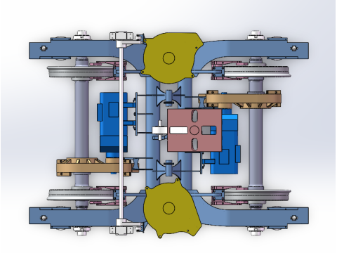 Power bogie sw12 editable Modello 3D
