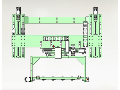 Winding machine winding assembly sw18 editable 3D Модель