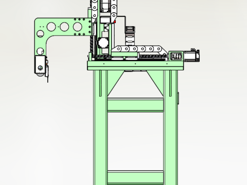 Winding machine winding assembly sw18 editable 3D Модель