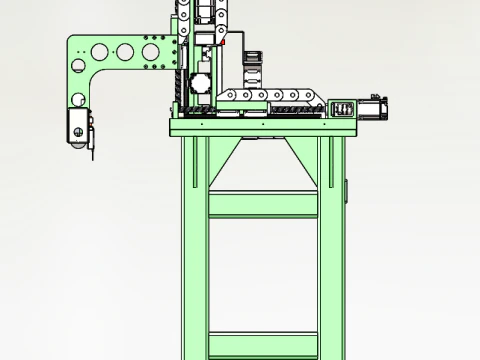 Winding machine winding assembly sw18 editable 3D Model