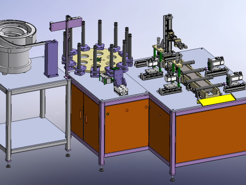 Yarn feeding automation equipment sw22 is editable 3D Модель