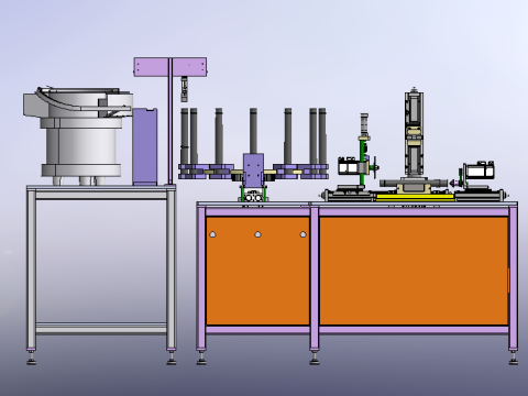 Yarn feeding automation equipment sw22 is editable 3D Модель