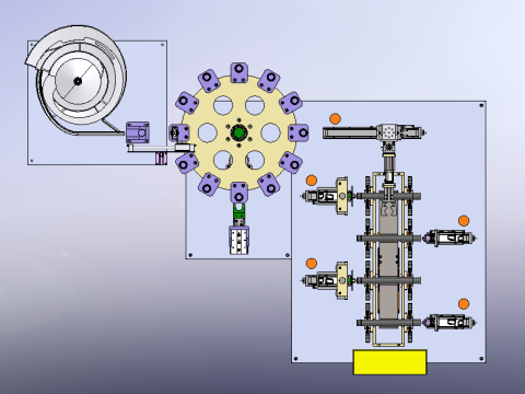 Yarn feeding automation equipment sw22 is editable 3D Модель