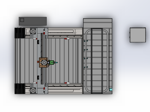Water jet frozen meat cutter sw20 editable Model 3D