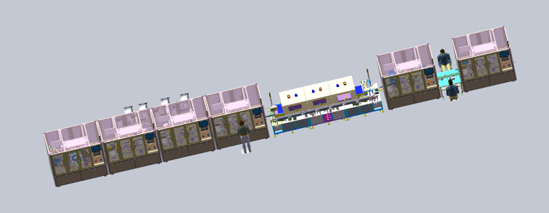 Magnetic latching relay production line layout plan sw20 Modèle 3D .c4d .max .obj .3ds .fbx .stl .blend 