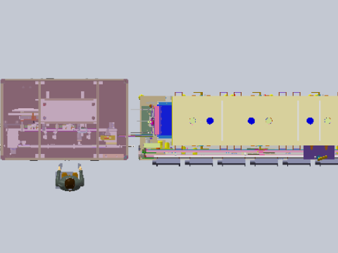 Magnetic latching relay production line layout plan sw20 Modèle 3D
