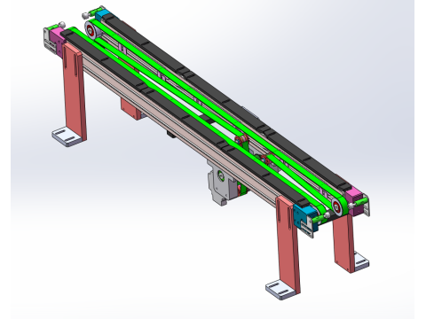 Double loading labeling equipment SW18 3D 模型