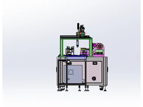 Double loading labeling equipment SW18 3D Model