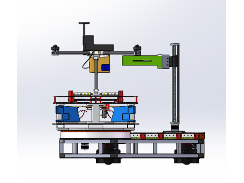 Drone takeoff and landing platform SW23 editable Model 3D