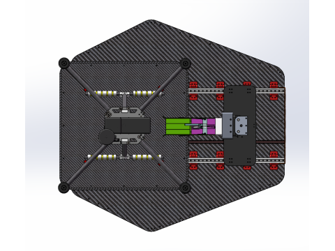 Drone takeoff and landing platform SW23 editable Model 3D