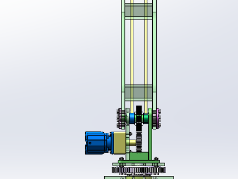 Five degree of freedom hydraulic manipulator SW23 editable Modèle 3D