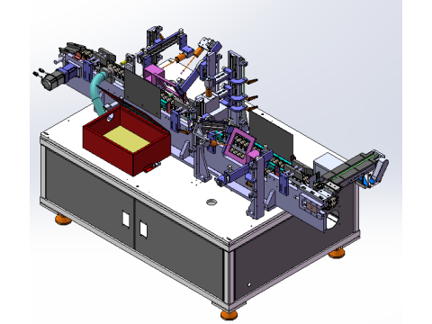 LXYC-BOSS Roller CCD Image Inspection Machine SW20 editable 3D Modell