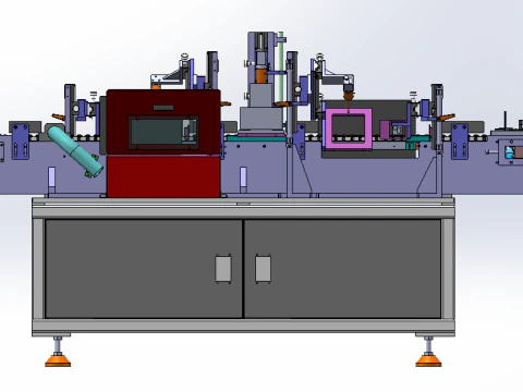 LXYC-BOSS Roller CCD Image Inspection Machine SW20 editable 3D Model