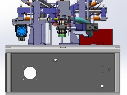 LXYC-BOSS Roller CCD Image Inspection Machine SW20 editable 3D Modell