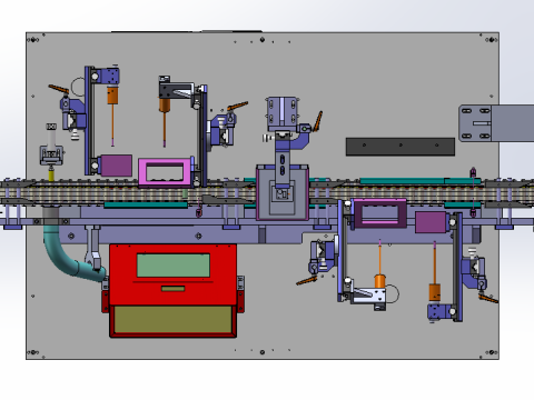 LXYC-BOSS Roller CCD Image Inspection Machine SW20 editable 3D Modell