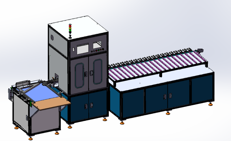 LXYC-BOSS Roller Size Inspection Machine SW20 editable 3D Model .c4d .max .obj .3ds .fbx .stl .blend 