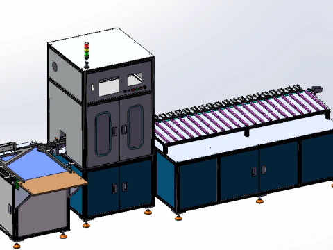 Maszyna do kontroli rozmiaru rolek LXYC-BOSS SW20 z możliwością edycji Model 3D