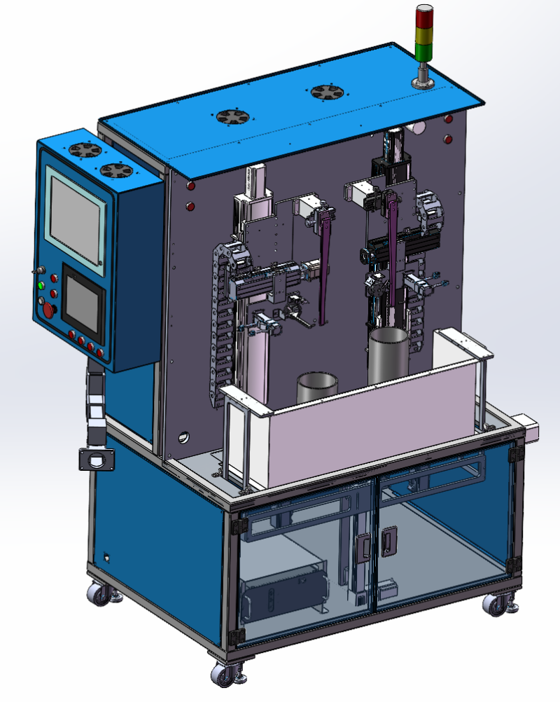 LXYC-BOSS cylinder eddy current testing equipment sw20 3D 모델 .c4d .max .obj .3ds .fbx .stl .blend 