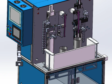 &Eacute;quipement de test &agrave; courants de Foucault pour cylindre LXYC-BOSS sw20 Modèle 3D