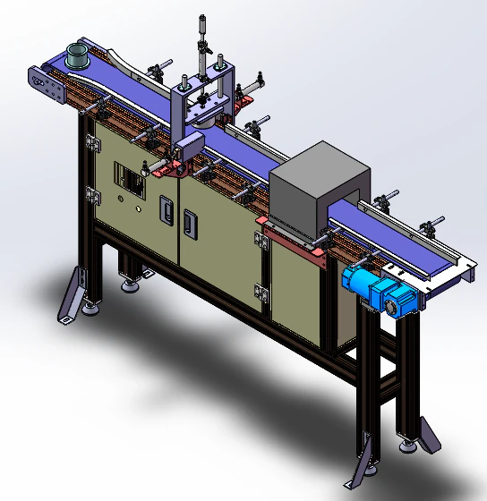 LXYC-BOSS feeding demagnetization machine sw20 editable 3D Model .c4d .max .obj .3ds .fbx .stl .blend
