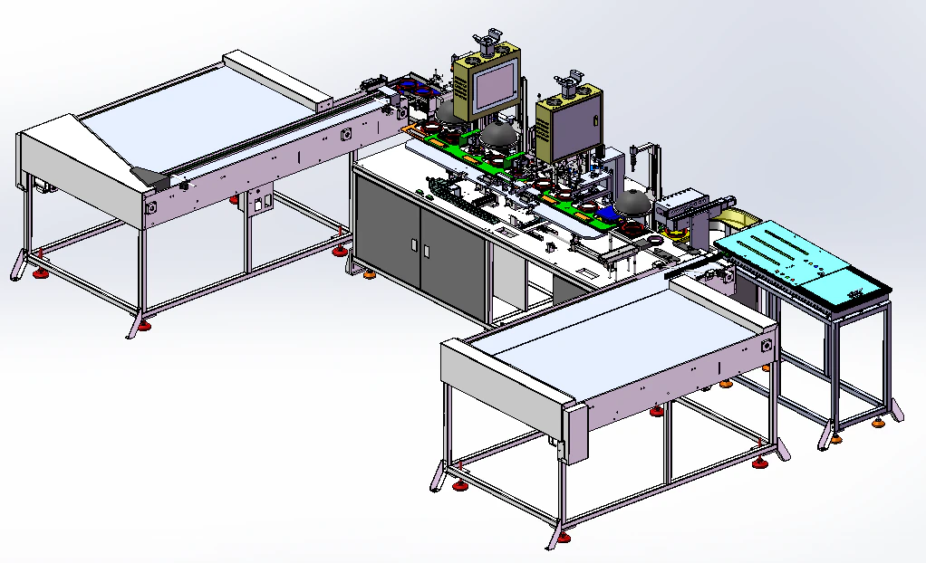 LXYC-BOSS Ring Appearance Image Size Inspection Machine SW20 editable 3D Model .c4d .max .obj .3ds .fbx .stl .blend