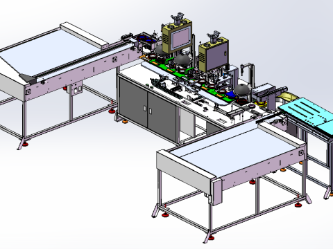 LXYC-BOSS Ring Appearance Image Size Inspection Machine SW20 editable 3D Модель