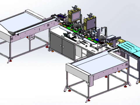 LXYC-BOSS环型外观图像尺寸检测机SW20可编辑 3D 模型