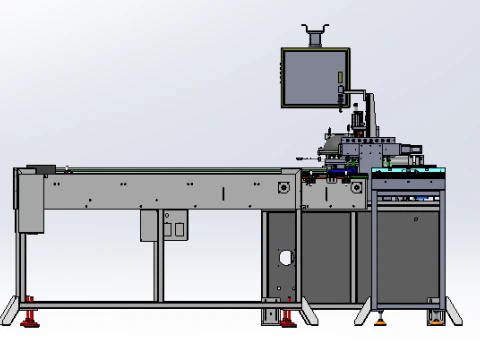 LXYC-BOSS Ring Appearance Image Size Inspection Machine SW20 editable 3D Model