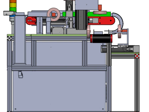 Cigarette box six-side inspection machine SW2018 3D Model