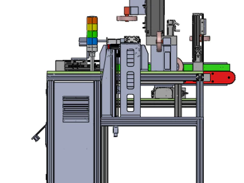 Cigarette box six-side inspection machine SW2018 3D Model