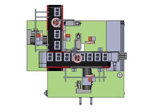 Cigarette box six-side inspection machine SW2018 3D मॉडल